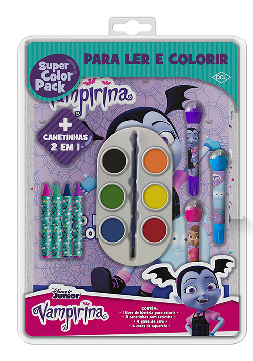 Livro Disney - Super color pack - Vampirina