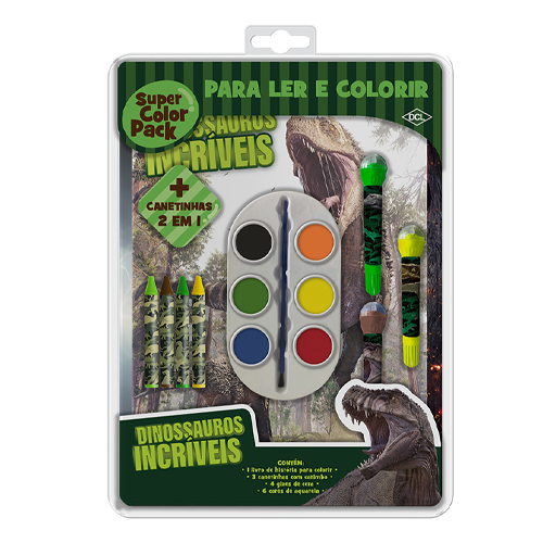 Livro Super color pack - Dinossauros