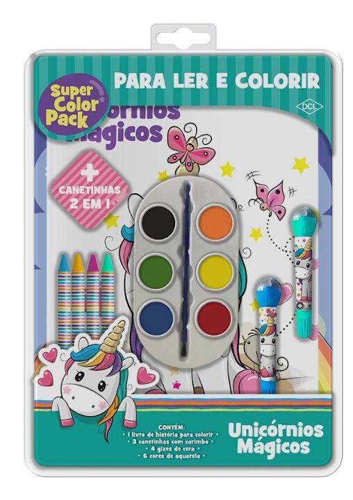 Livro Super color pack - Unicórnios