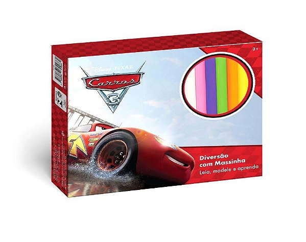 Livro Disney - Diversão com massinha - Carros 3