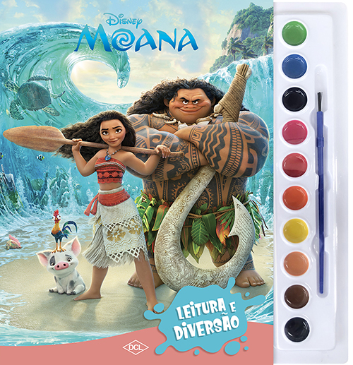 Livro Disney - Aquarela - Moana