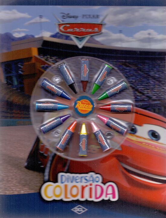 Livro Disney - Cores - Carros 3