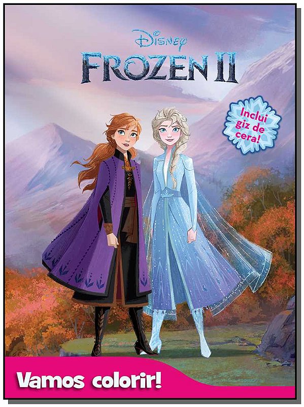 Livro Disney - Vamos colorir - Frozen 2