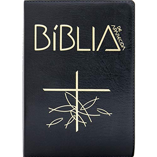 Livro Bíblia De Aparecida - Letra Grande Preta