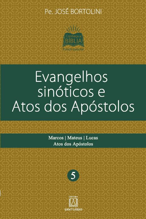 Livro Evangelhos Sinóticos E Atos Dos Apóstolos