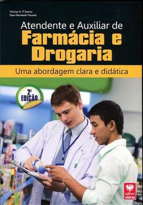 Livro Atendente E Auxiliar De Farmácia E Drogaria