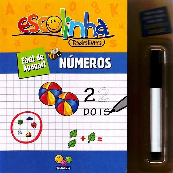 Livro Fácil de Apagar: Números (Escolinha Todolivro)