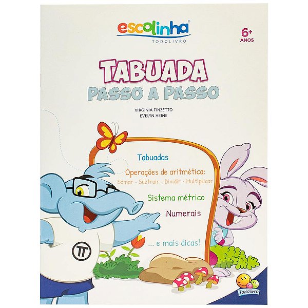 Livro Escolinha Tabuada Passo a Passo