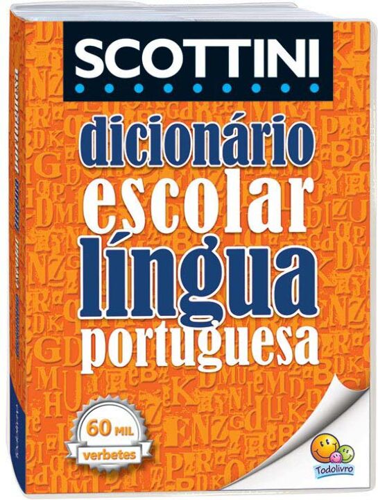 Livro Scottini - Dicionário Língua Portuguesa - 60 mil ve...