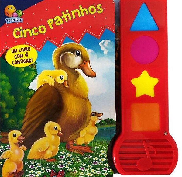 Livro Rimas e Cantigas: Cinco Patinhos...e outros