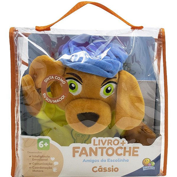 Livro Livro + Fantoche Amigos da Escolinha: Cássio descob...