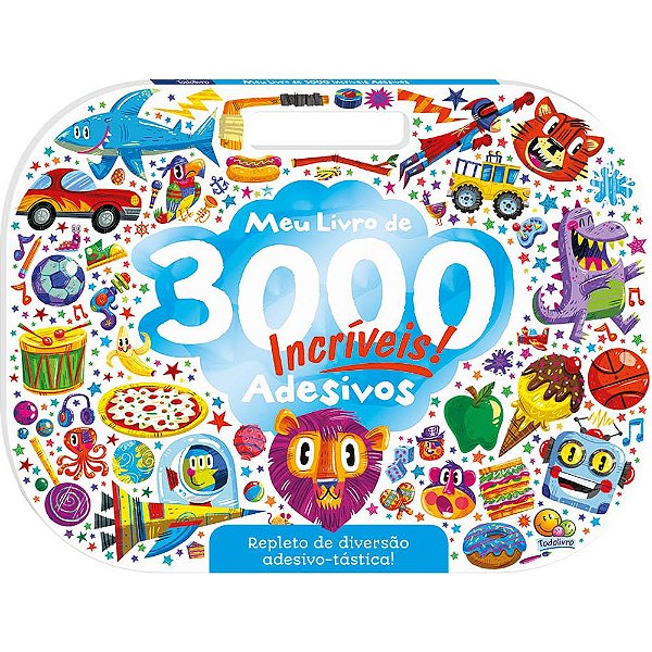 Livro Adesivos Megafantasticos: 3000 Incriveis Adesivo