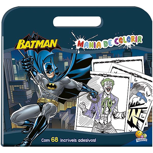Livro Mania de Colorir: Batman