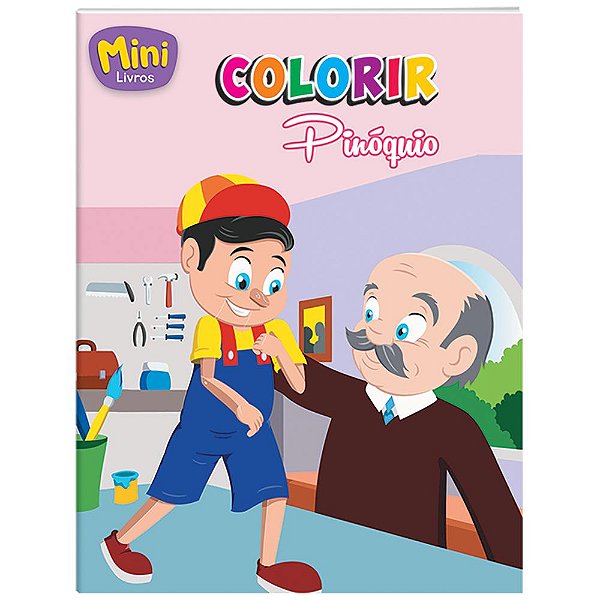 Livro Mini - Colorir: Pinóquio