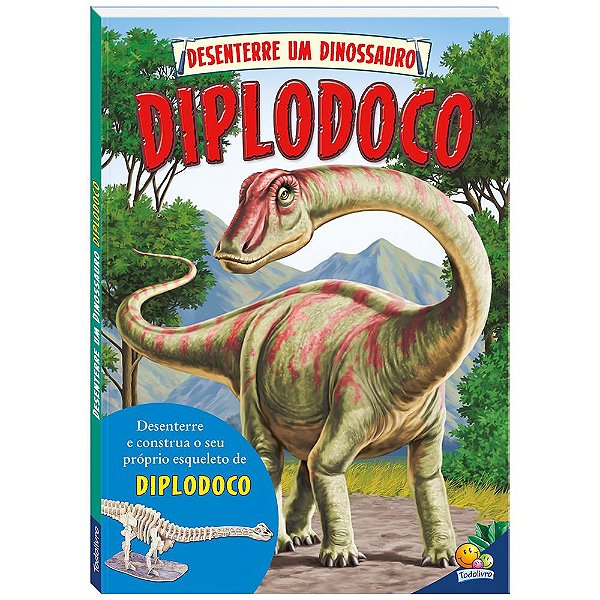 Livro Desenterre um Dinossauro: Diplodoco
