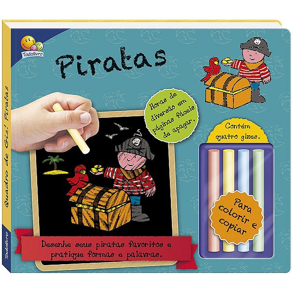 Livro Quadro de Giz! Piratas