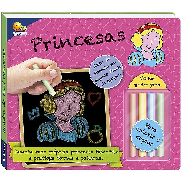 Livro Quadro De Giz! Princesas