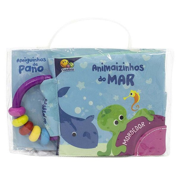 Livro Amiguinhos de pano: Animaizinhos do Mar