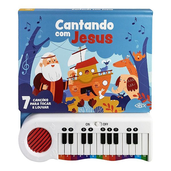 Livro Livro-piano: Cantando com Jesus