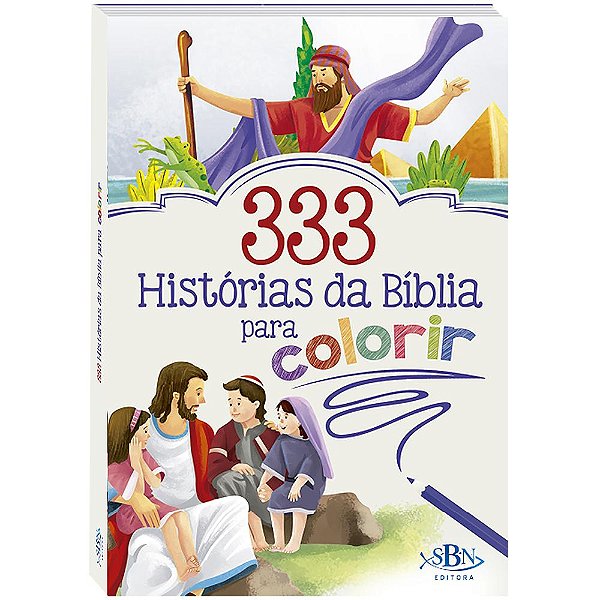 Livro 333 Histórias da Bíblia para Colorir