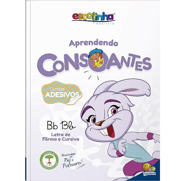 Livro Atividades de Apoio Escolar:Consoantes (Escolinha T...