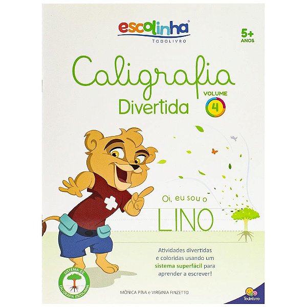 Livro Caligrafia Divertida III: Vol. 4 (Escolinha Todolivro)