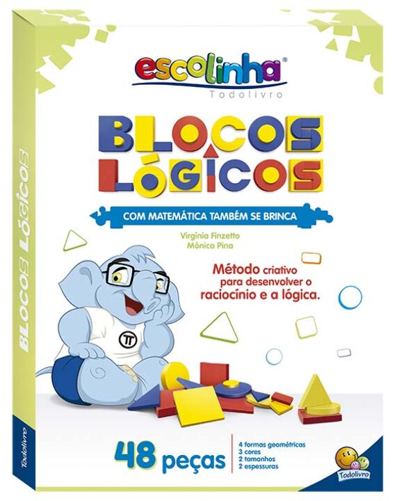 Livro Com Matemática também se brinca:Blocos Lógicos(Esco...