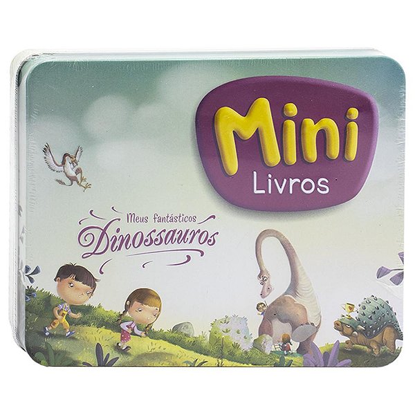 Livro MINI - LATA: Meus Fantásticos Dinossauros - C/8 UND...