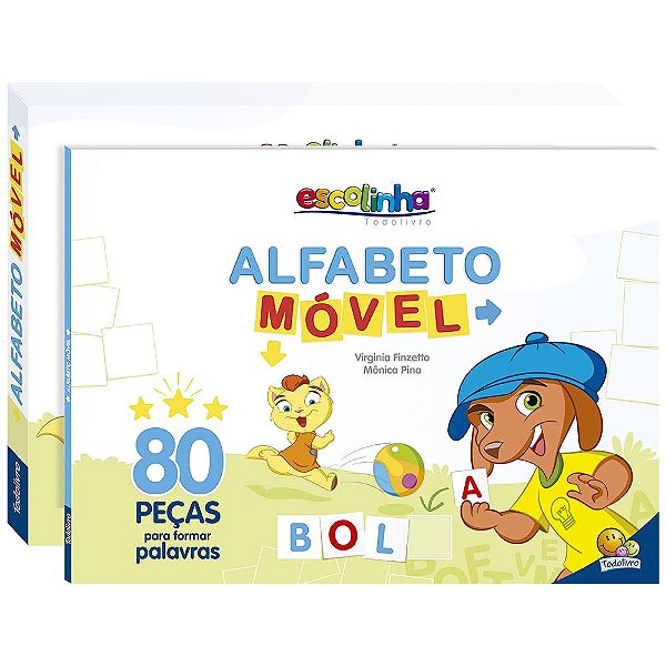 Livro Alfabeto Móvel (Escolinha Todolivro)