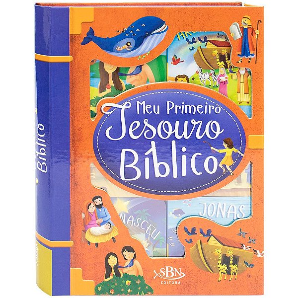 Livro Meu Primeiro Tesouro Bíblico: Box com 6 und.