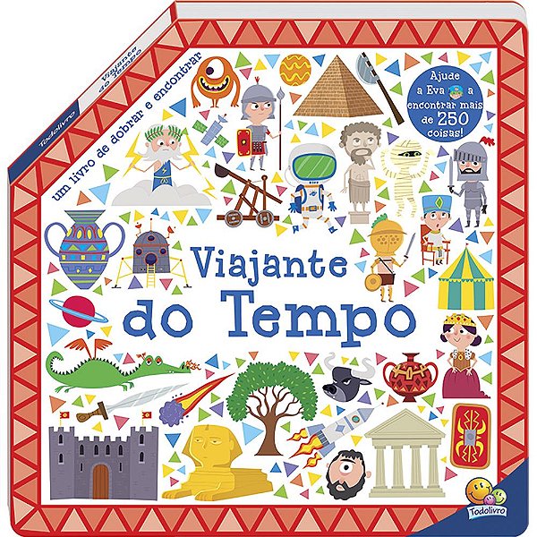 Livro Dobre e Encontre: Viajante do Tempo