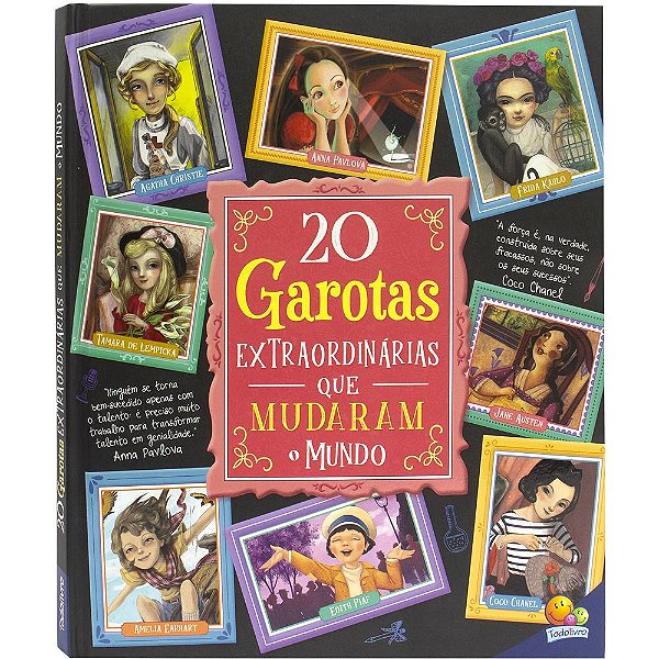 Livro Histórias Extraordinárias: 20 Garotas Extraordinári...