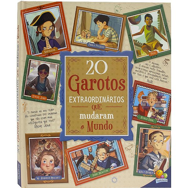 Livro Histórias Extraordinárias: 20 Garotos Extraordinári...