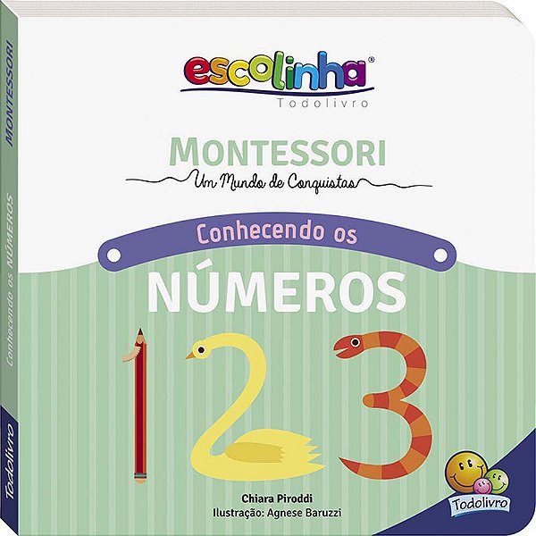 Livro MONTESSORI Meu Primeiro livro... Números (Escolinha...