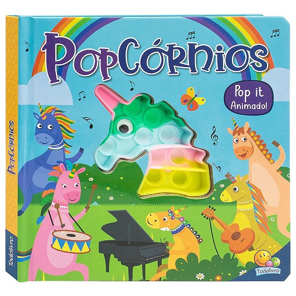 Livro Pop it Animado! PopCórnios