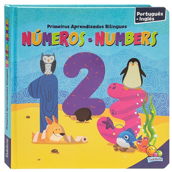 Livro Primeiros Aprendizados Bilíngues: Números
