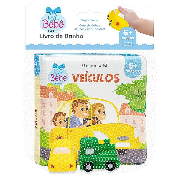 Livro É bom tomar Banho II! Veículos