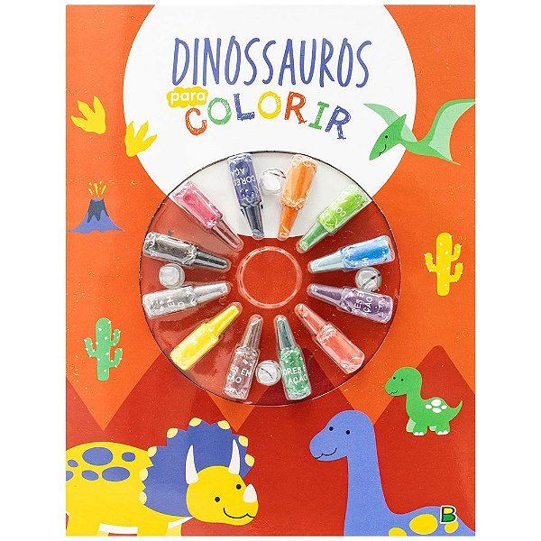 Livro Cores em Ação II: Dinossauros