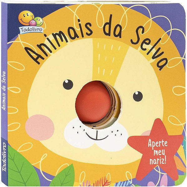 Livro Aperte meu Nariz! Um Livro-squeaky: Animais da Selv...