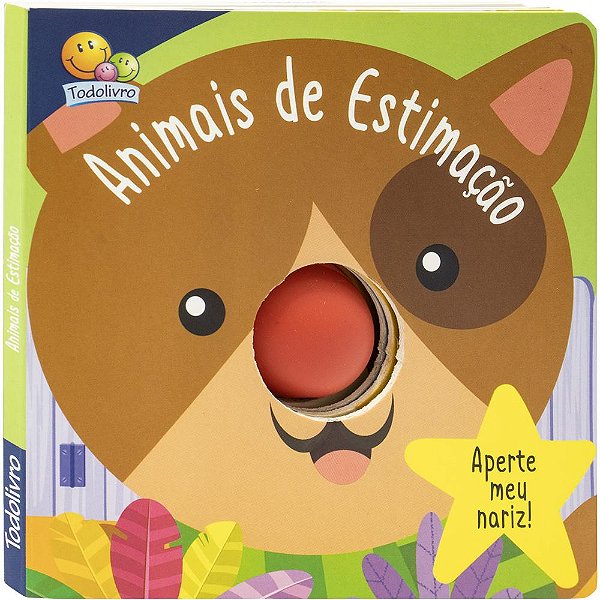 Livro Aperte meu nariz! Um livro-squeaky: Animais de esti...