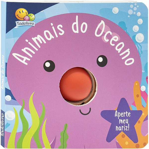 Livro Aperte meu Nariz! Um Livro-squeaky: Animais do Ocea...
