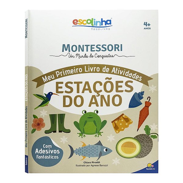 Livro Escolinha MONTESSORI Meu P livro Atividades: Estações do ...
