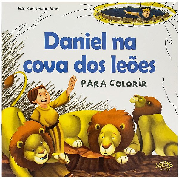 Livro Contos Bíblicos para Colorir: Daniel na Cova dos Leões