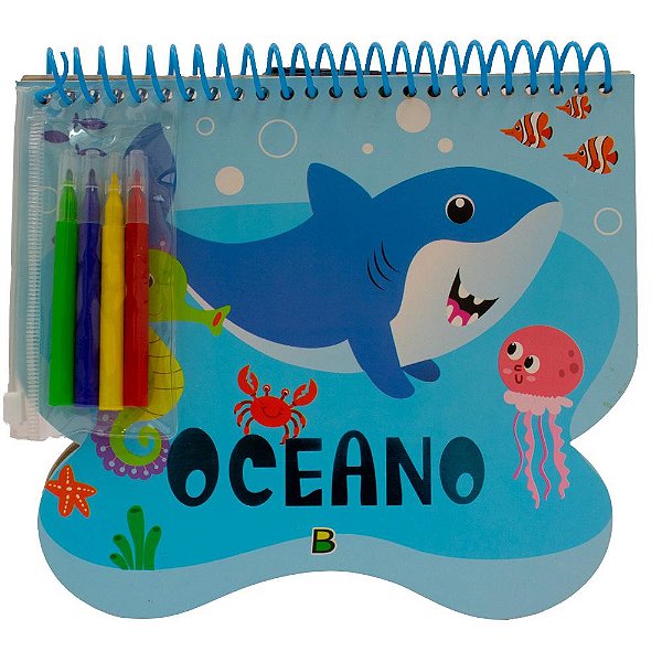 Livro Aventuras com Cores: Oceano