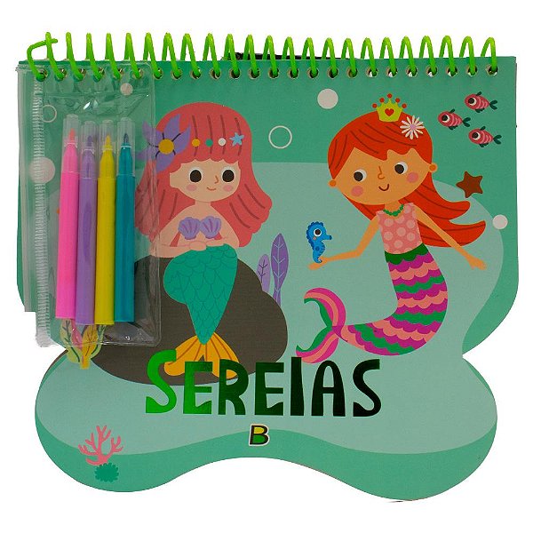 Livro Aventuras com Cores: Sereias
