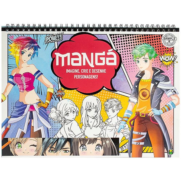 Livro MANGÁ - Imagine e Crie: Rosa
