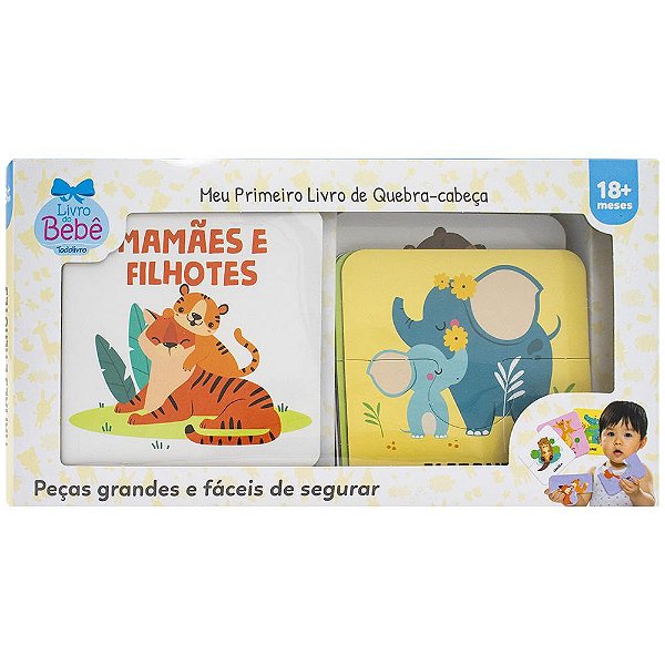 Livro Meu Primeiro Livro de QC: Mamãe e Filhotes