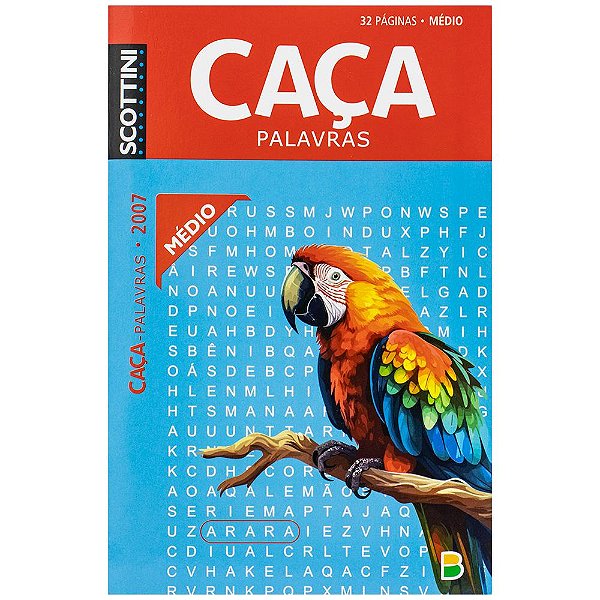Livro Scottini Caça-palavras (32p) N.2007 (Médio)