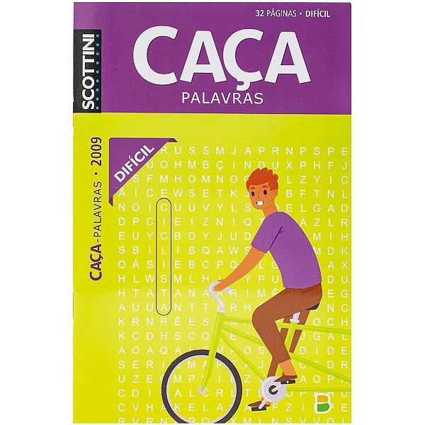 Livro Scottini Caça-palavras (32p) N.2009 (Difícil)
