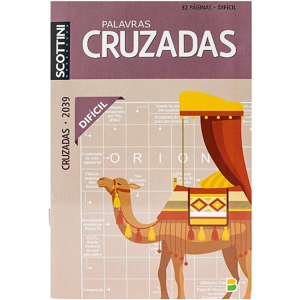 Livro Scottini Cruzadas (32p) N.2039 (Difícil)
